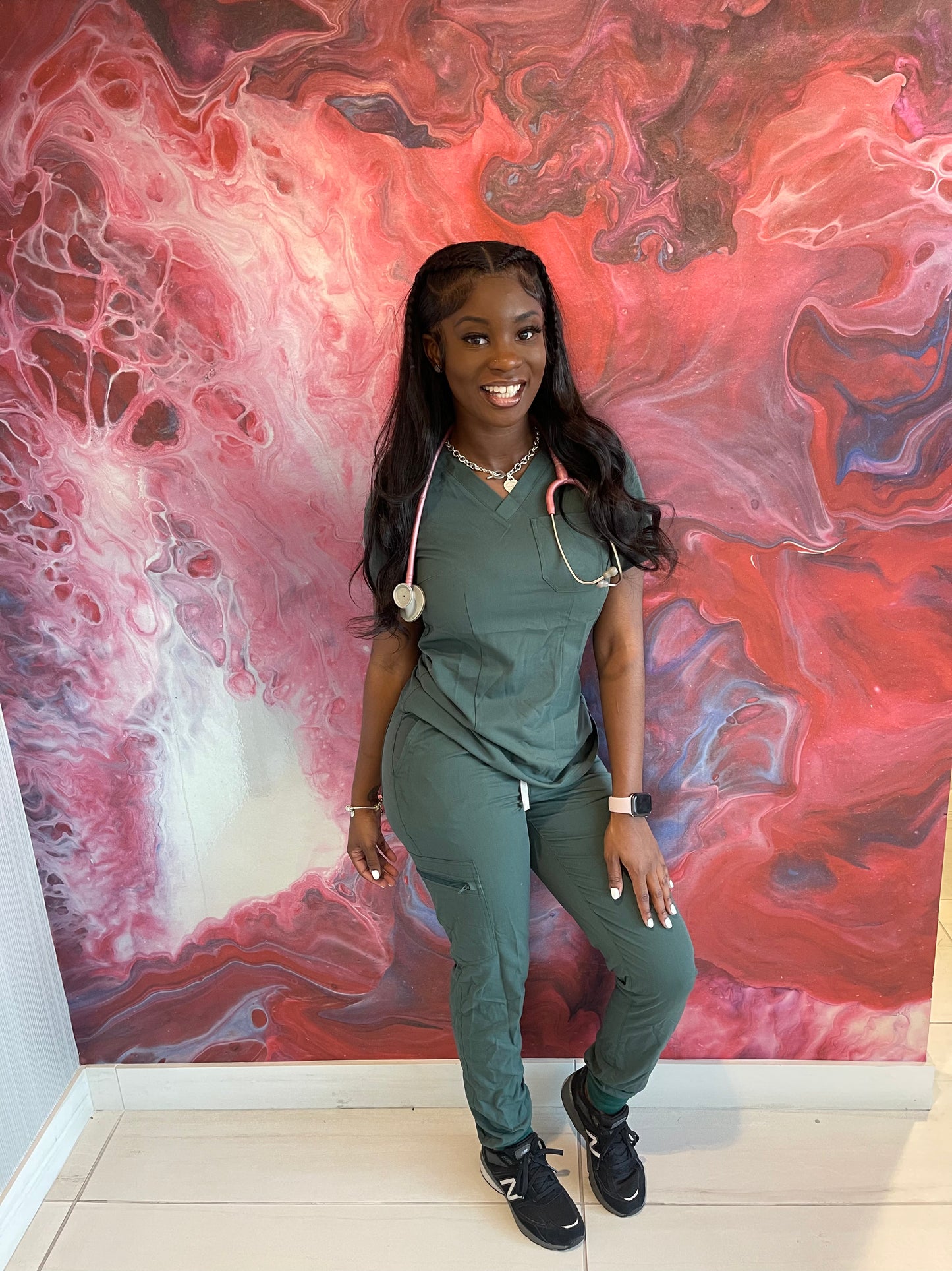 Sporty Jogger Scrub Bottom