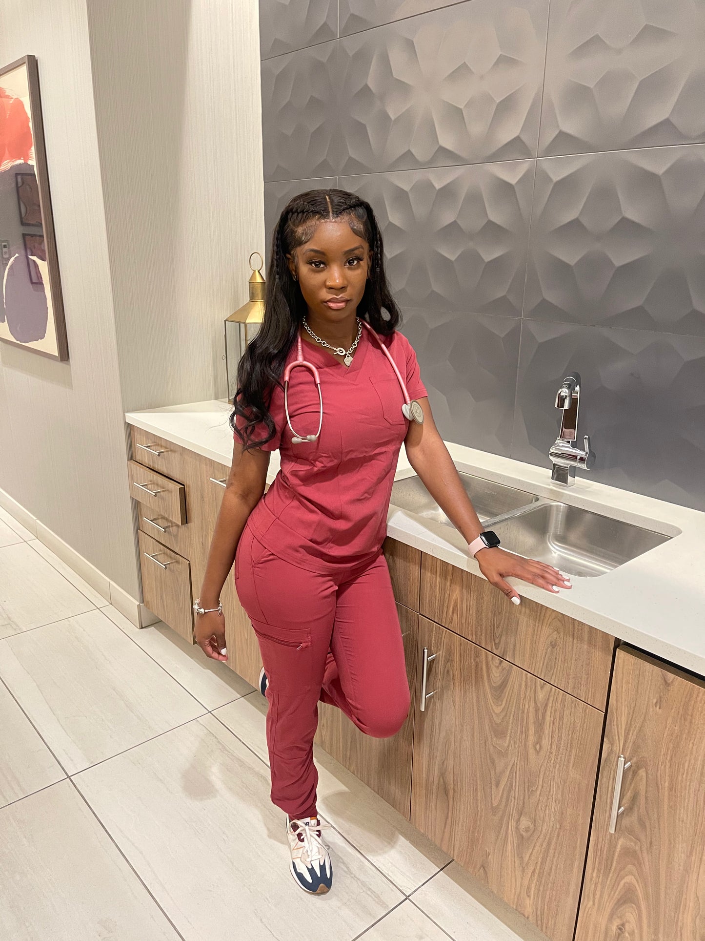 Sporty Jogger Scrub Bottom