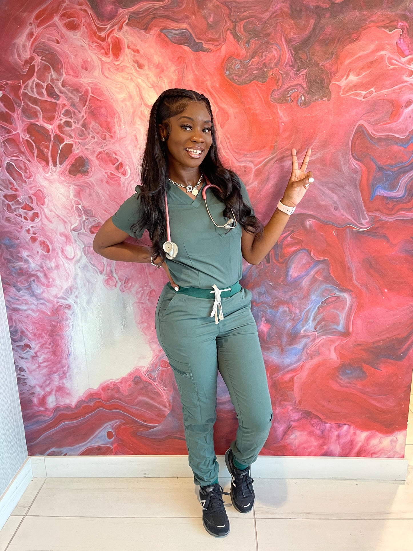 Sporty Jogger Scrub Bottom