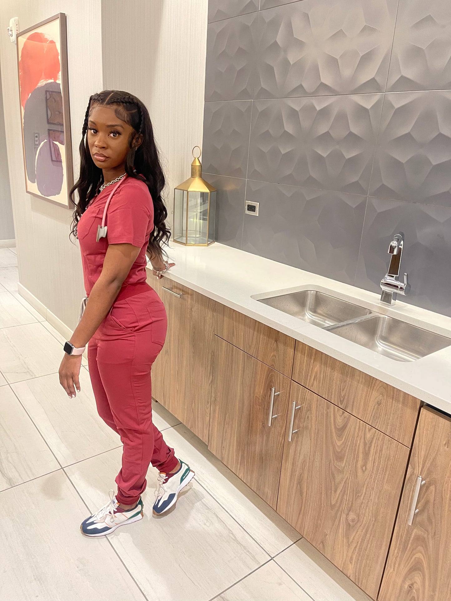 Sporty Jogger Scrub Bottom