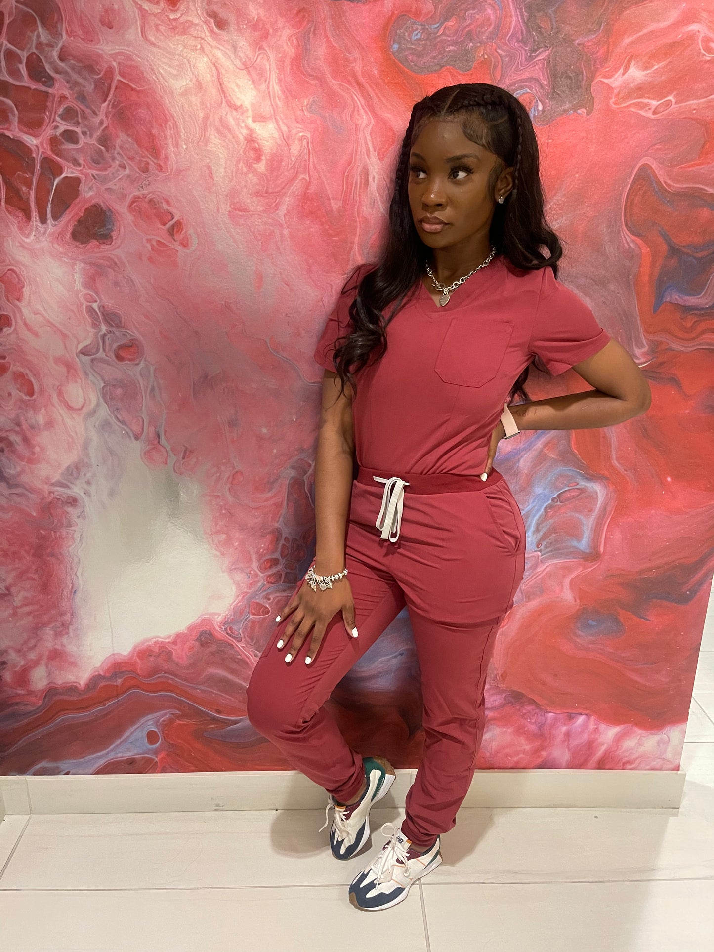 Sporty Jogger Scrub Bottom