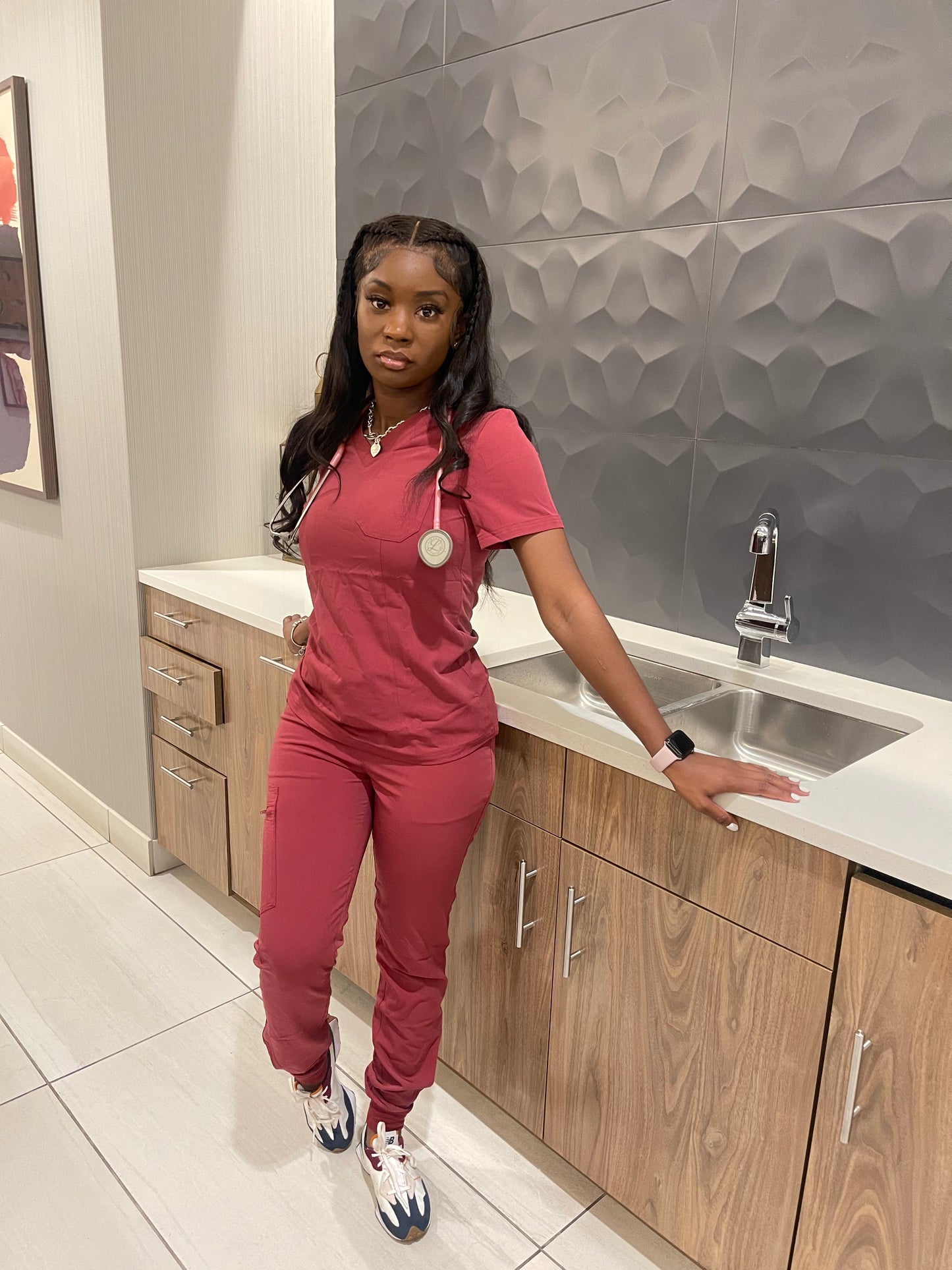 Sporty Jogger Scrub Bottom