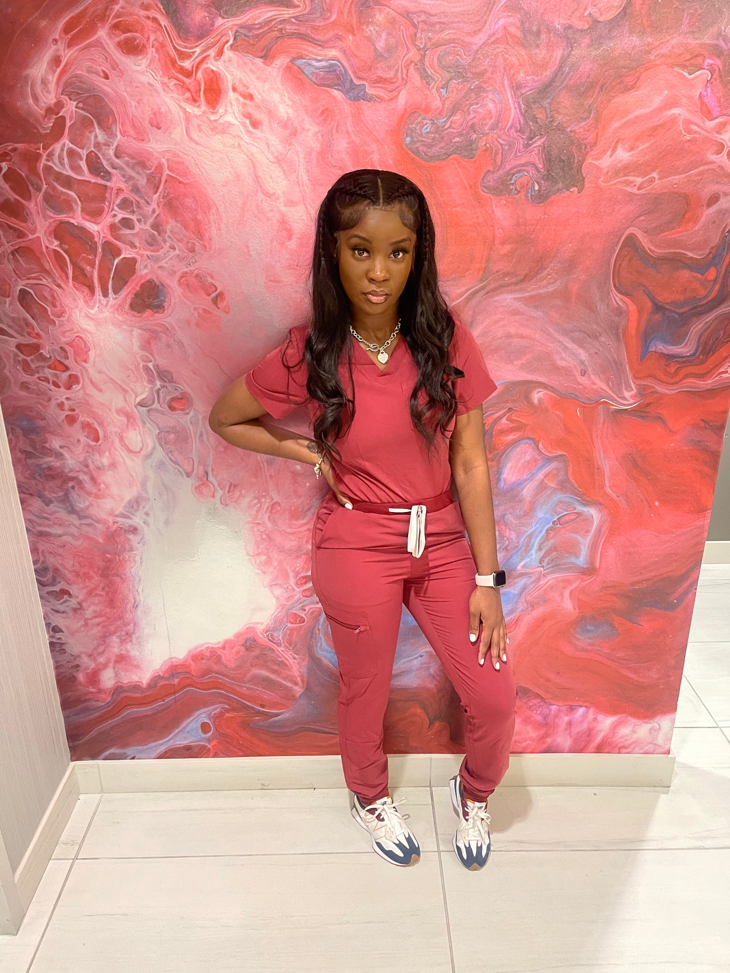 Sporty Jogger Scrub Bottom