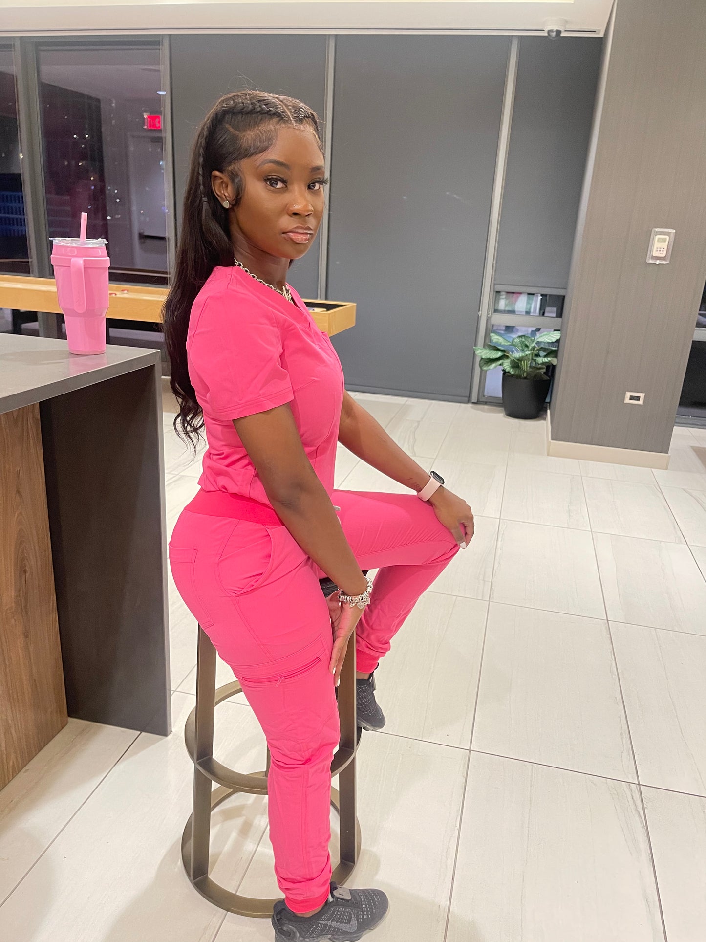 Sporty Jogger Scrub Bottom