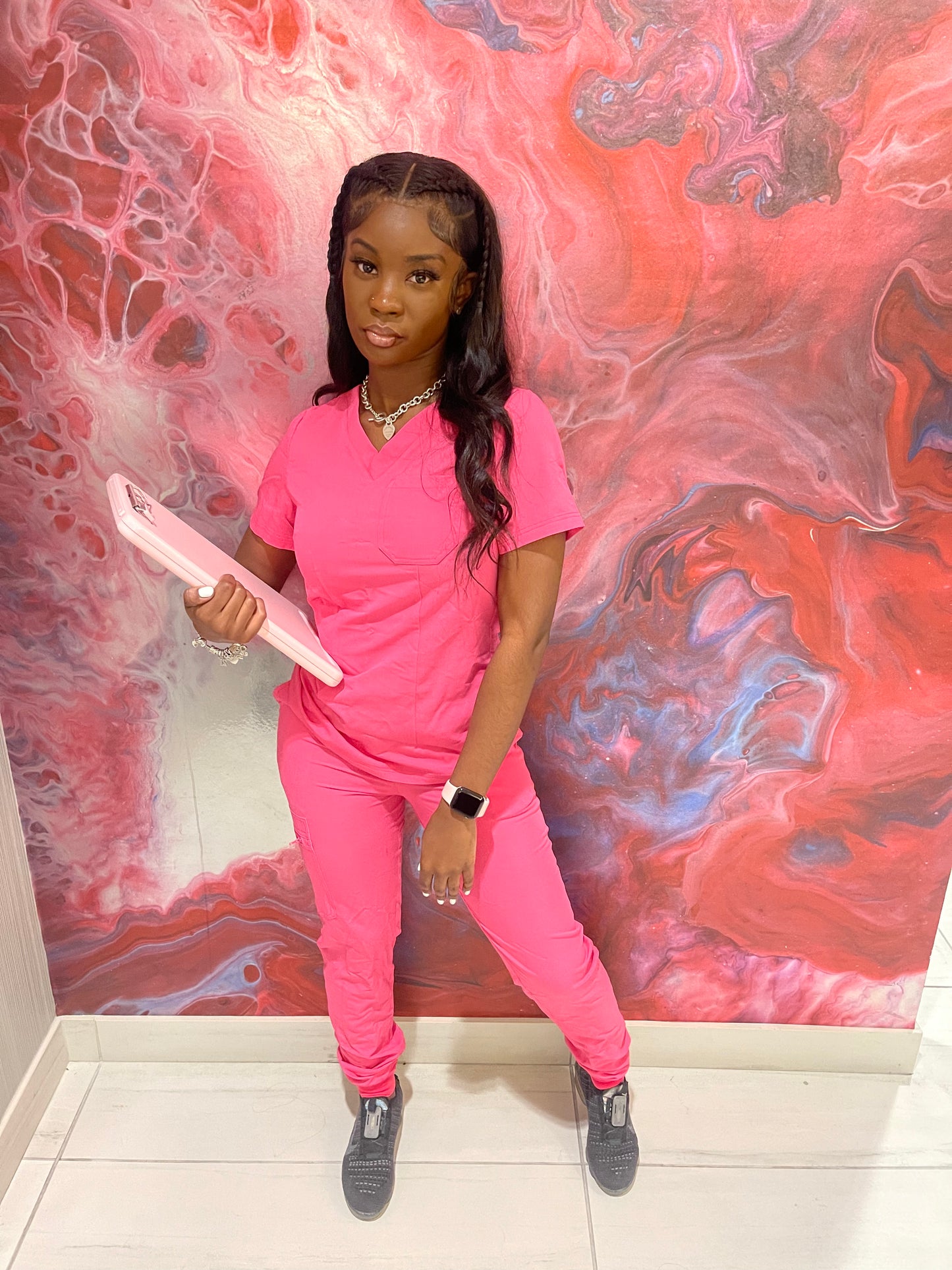 Sporty Jogger Scrub Bottom