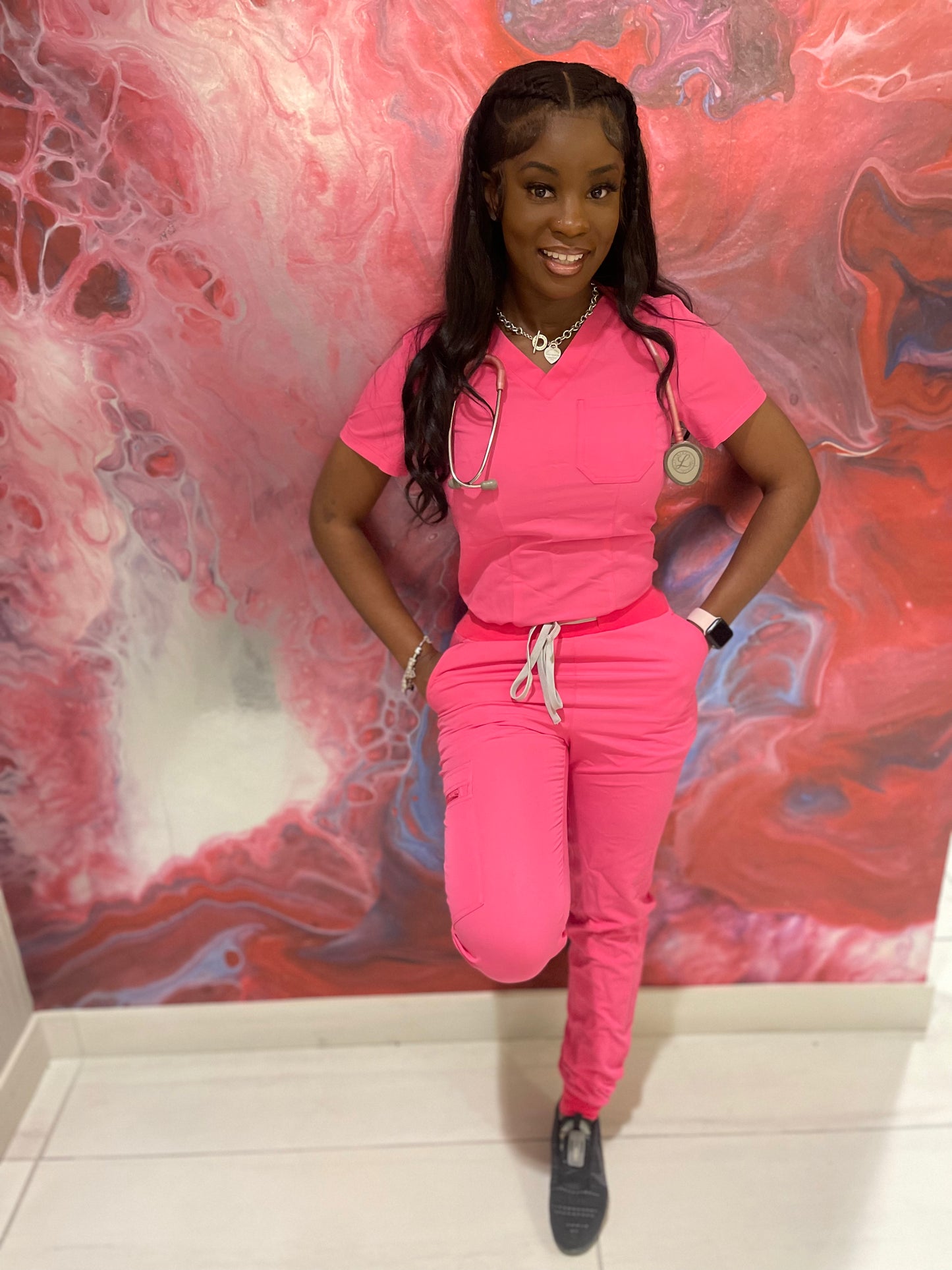 Sporty Jogger Scrub Bottom