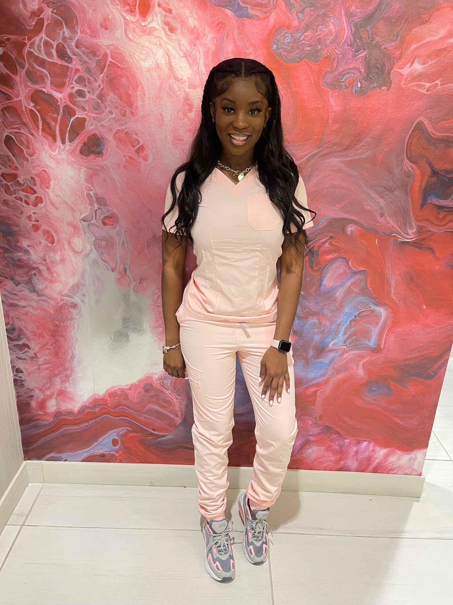 Sporty Jogger Scrub Bottom